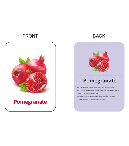 Fruits Flash Cards