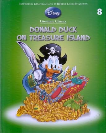 Disney Literature Classics Donald Duck On treasure Island 8 comics