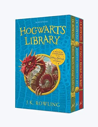 Hogwarts Library JK Rowling- Set of 3 books