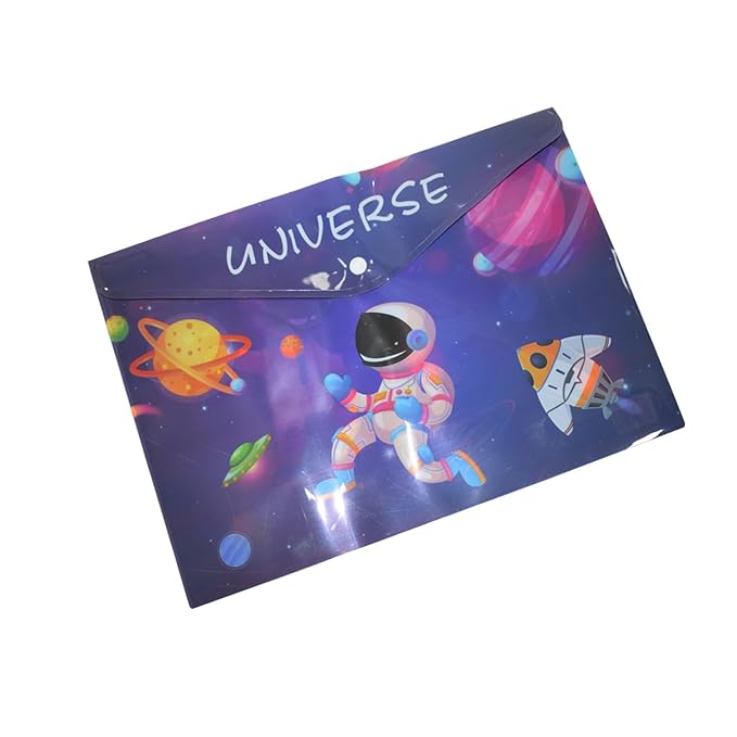 My Clear Folder- Space-(A4 Size)- Pack of 1