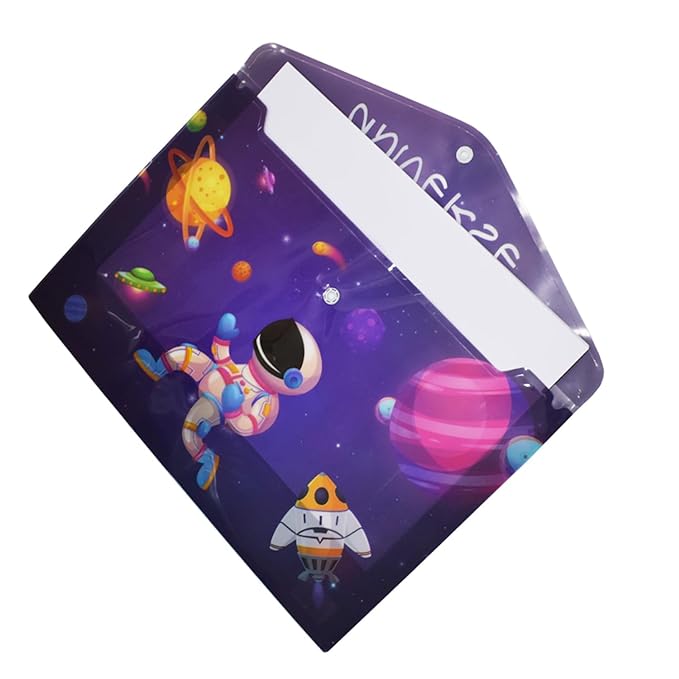 My Clear Folder- Space-(A4 Size)- Pack of 1