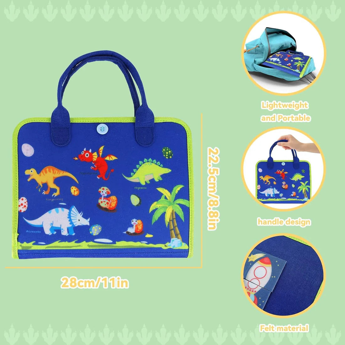 Felt Busy Activity Board - Montessori Learning Fun!- Mermaid