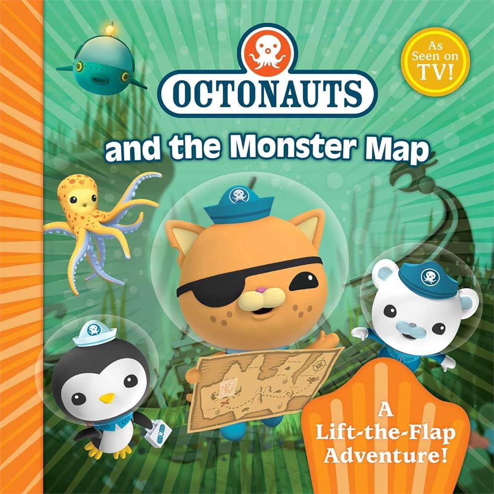Octonauts and the monster map-  lift the flap book