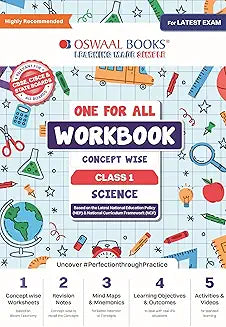Oswaal One For All Workbook Class 1 Science | Concept Wise | For Latest Exam