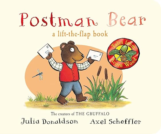 Postman Bear- Lift the flap book (Boardbook)