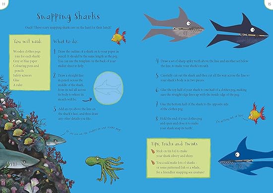 The Snail and the Whale Make and do-Stickers book