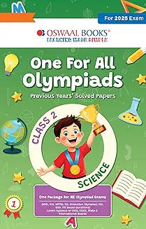 Oswaal One for All Olympiads Chapter-wise Previous Years' Solved Papers, Prep-Guide Class 2 Science For 2025 Exam
