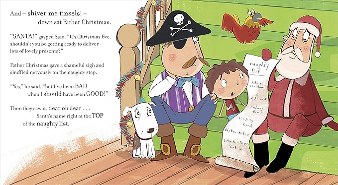 Father Christmas on the Naughty Step