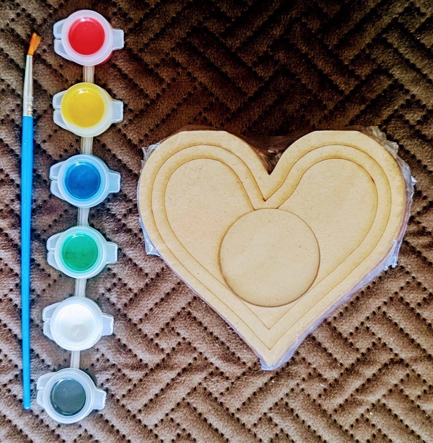 MDF Tea Light Candle Holder for Painting, Craft, Resin Art, DIY & Gifts - set of 1- Heart