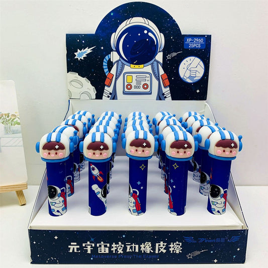 Space Long Push Eraser- PACK OF 1 Eraser