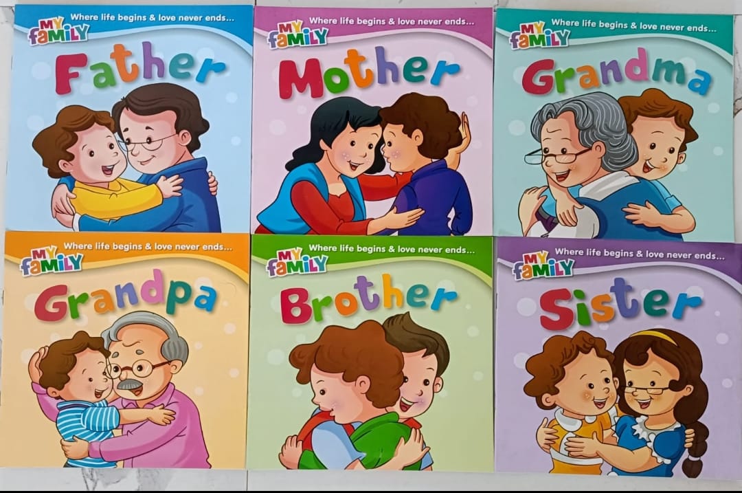 My family- set of 6 BOOKS