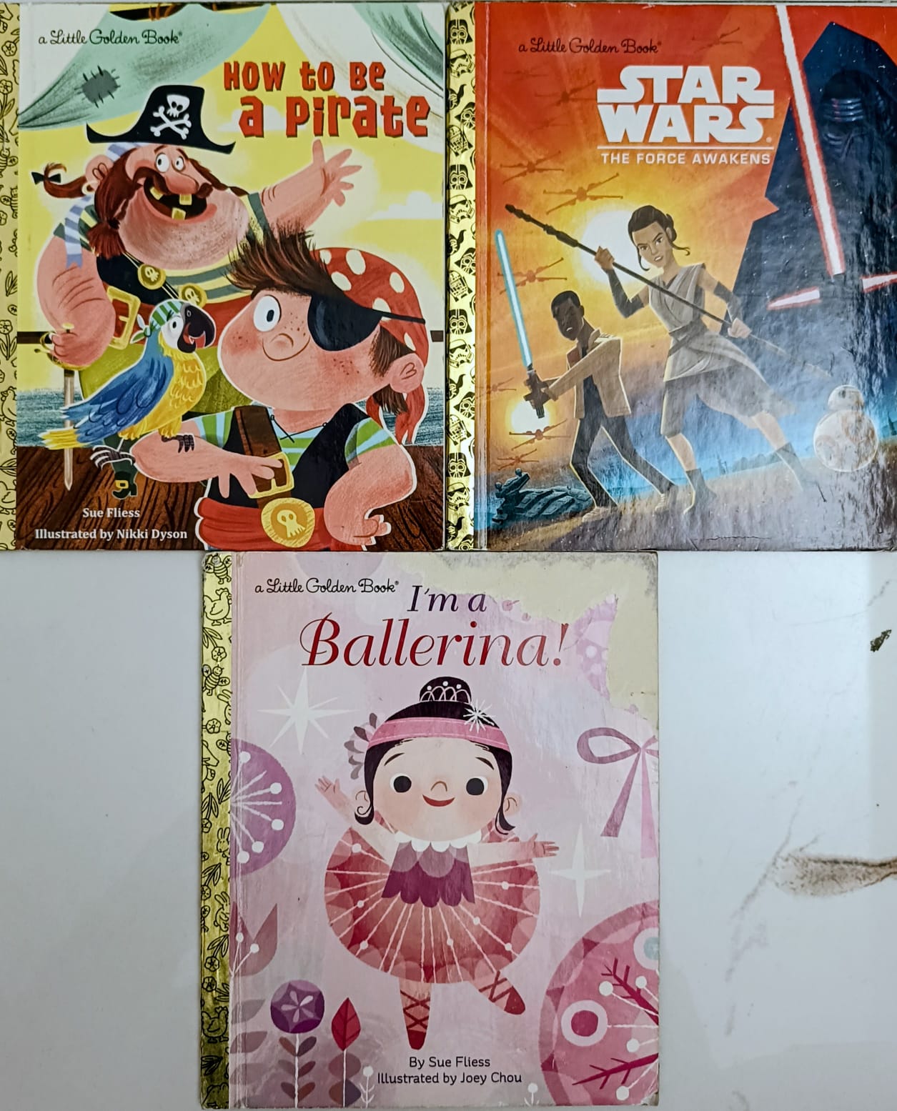 A Little Golden Book-Combo of 3 books