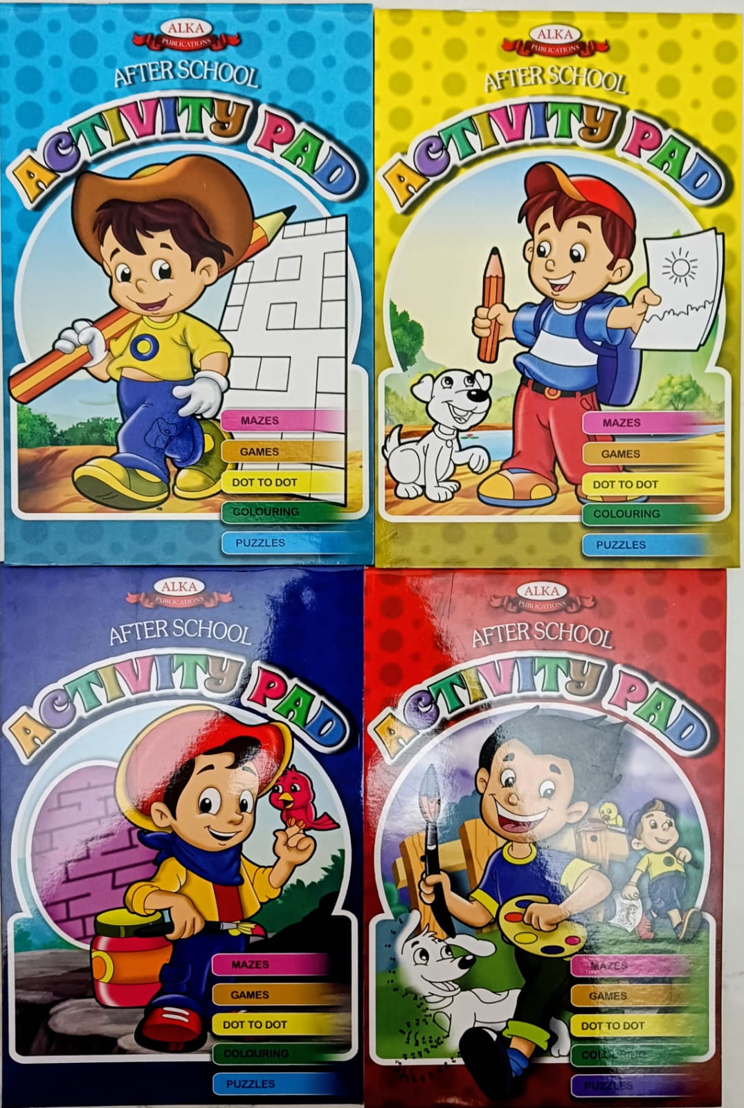 After school activity pad- Combo of 4 books