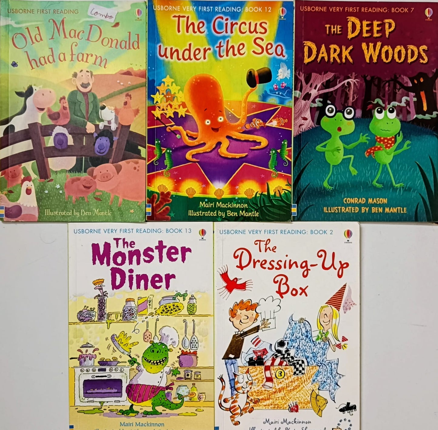 Usborne First Reading- Combo of 5 books