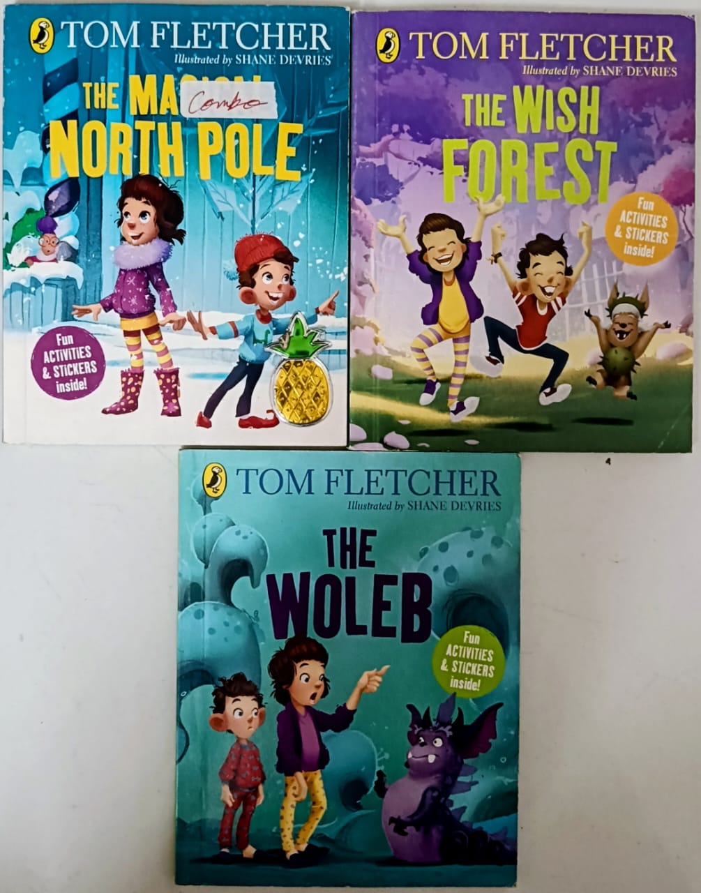 Tom Fletcher- combo of 3 books