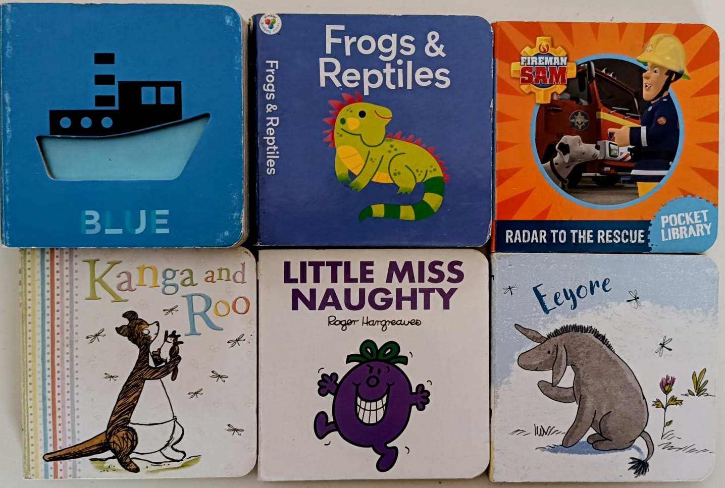 Toddlers Mini Boardbooks- set of 6 books