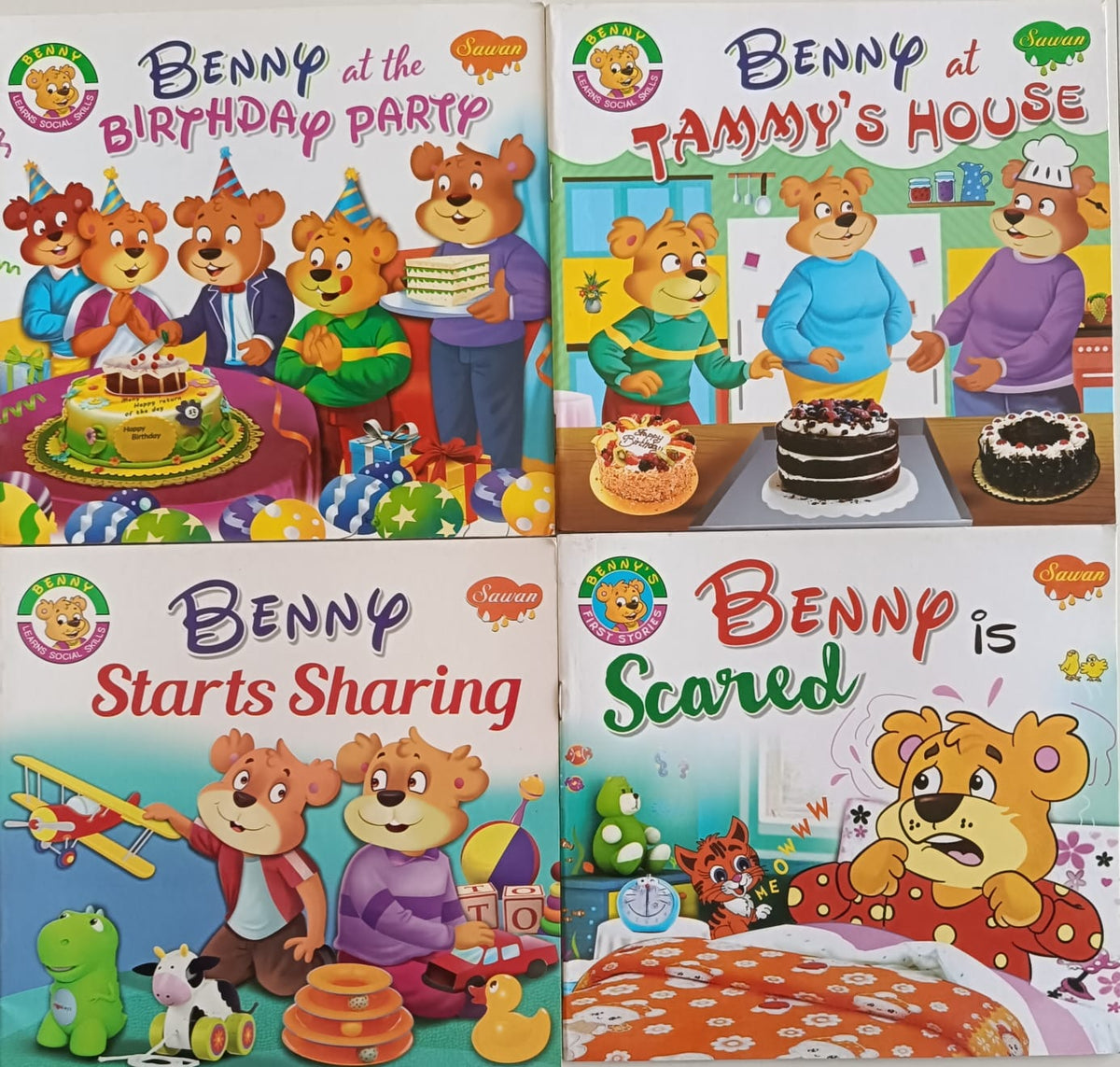 Benny - Learns Social Skils - Combo Set of 4 Books
