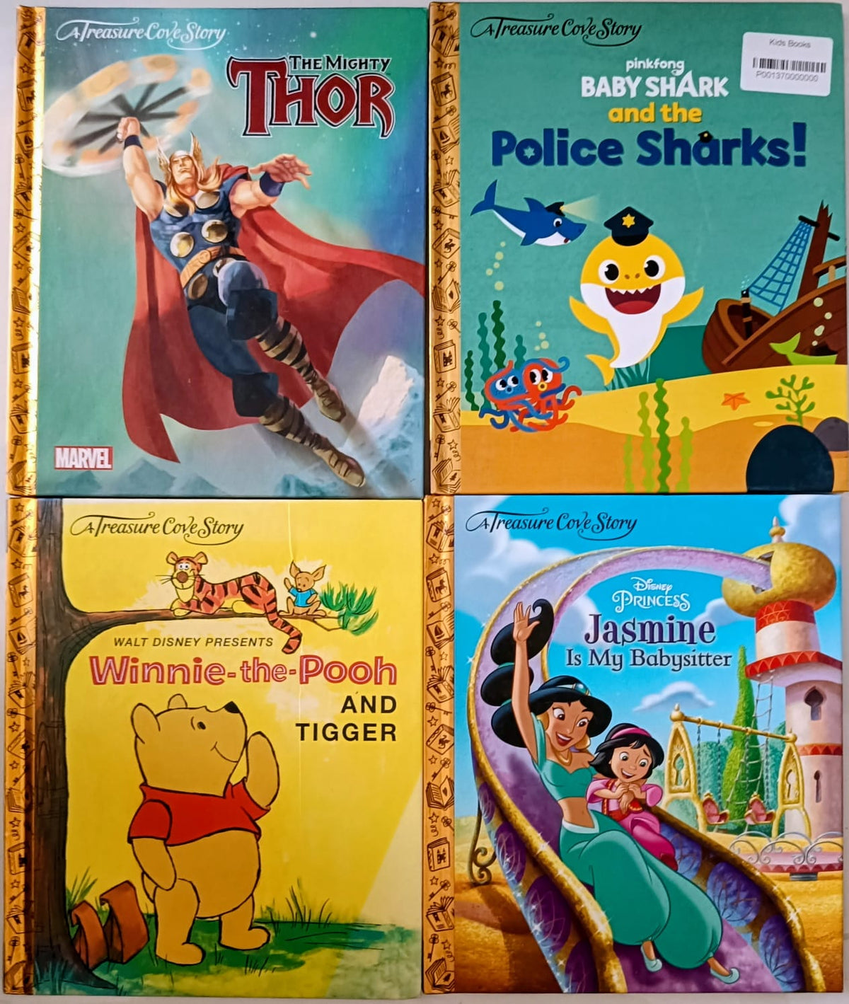 Disney : A Treasure Cove Story Combo Set of 4 Books