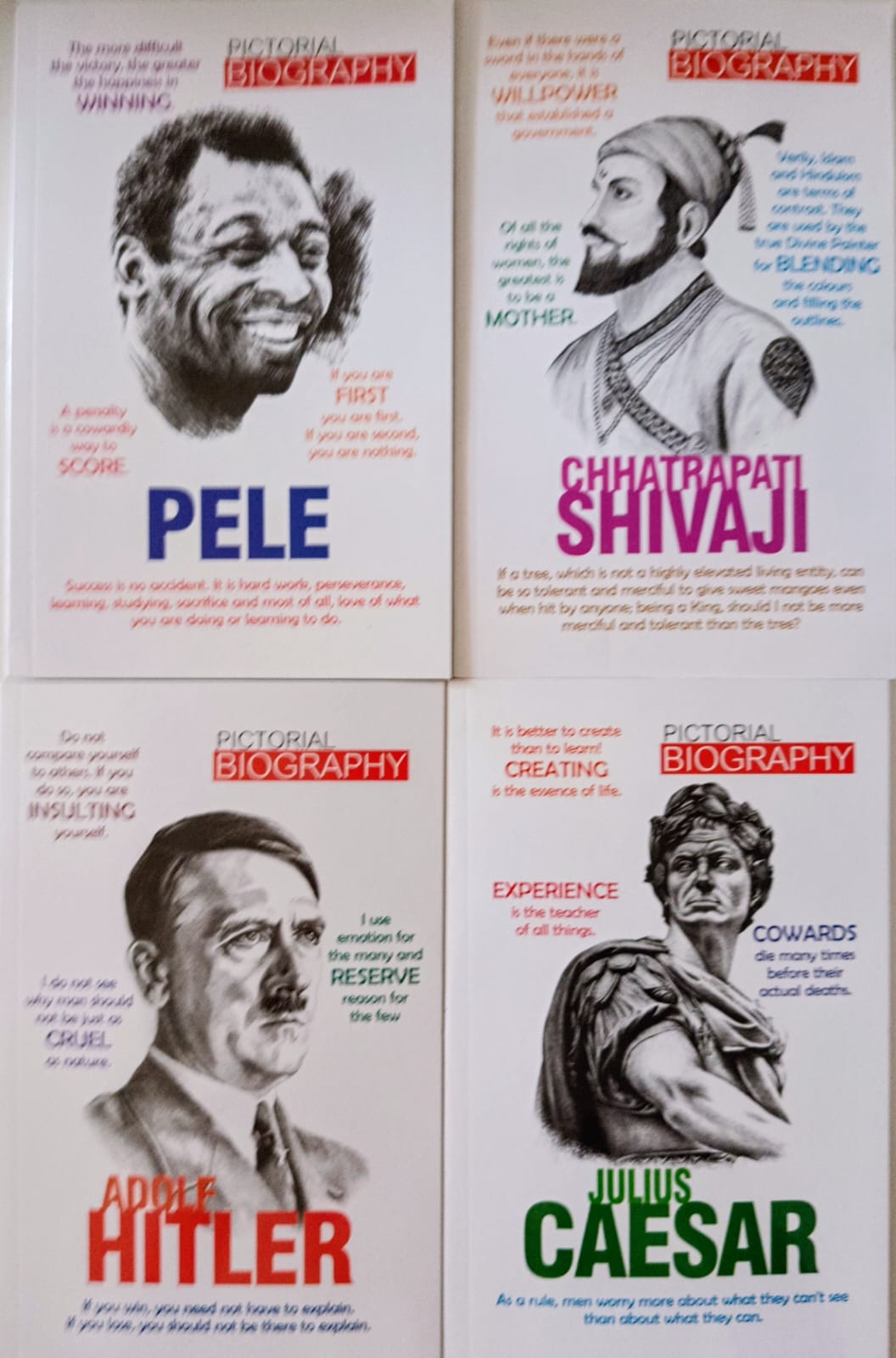 Pictorial Biography -Combo set of 4 books