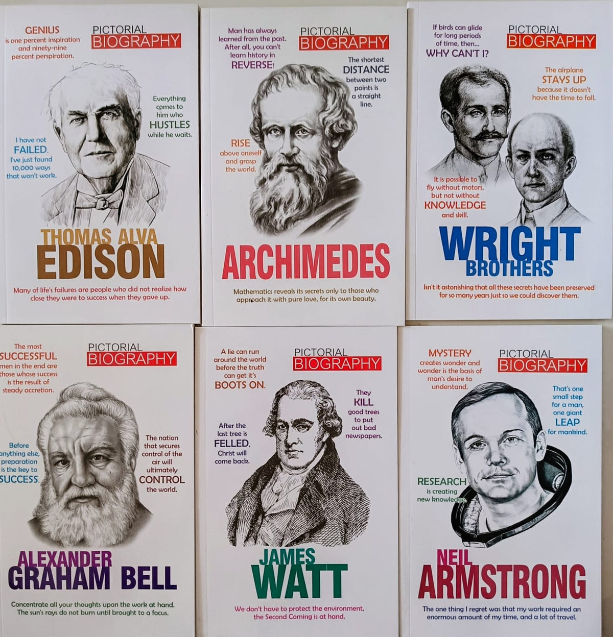 Pictorial Biography -Combo set of 6 books