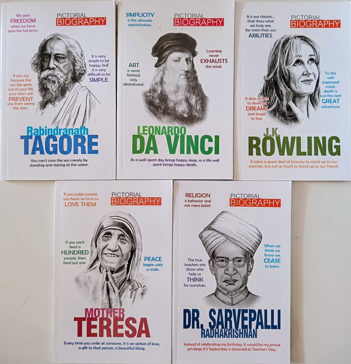 Pictorial Biography -Combo set of 5 books