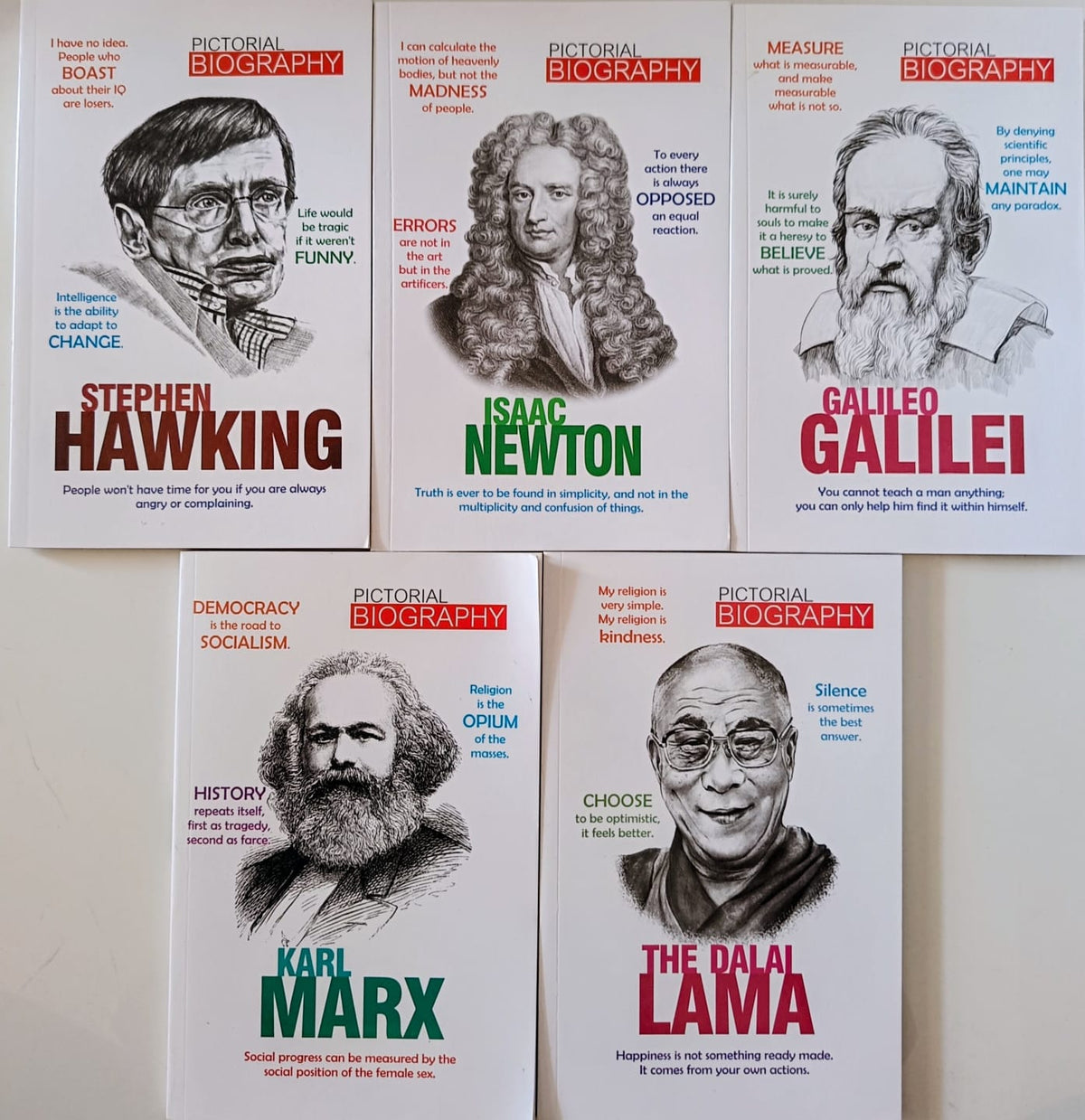Pictorial Biography -Combo set of 5 books