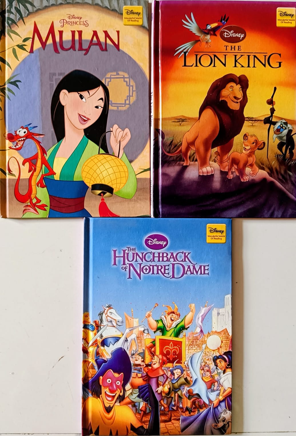 Disney Wonderful world of Reading - Combo of 3 books
