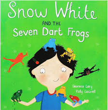 Snow white and the seven dart frogs