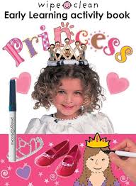 Wipe clean Early learning Activity book Princess