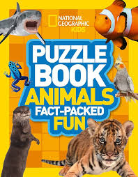 Puzzle book Animals fact- packed Fun