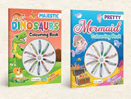 Majestic Dinosaur colouring book