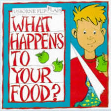 What happens to your food? Lift the flap