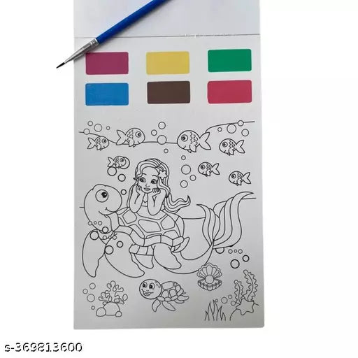 Water colour painting -The lovely mermaid