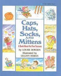 Caps,Hats,Socks,and,Mittens- A book about the 4 seasons- (English and Arabic)