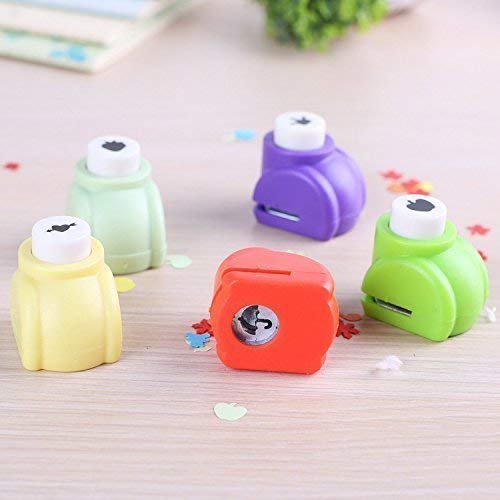 Craft Punch Punching Hole Tool, for DIY Greeting Card, Scrapbook and Art and Craft(Assorted Shapes, Pack of 8)