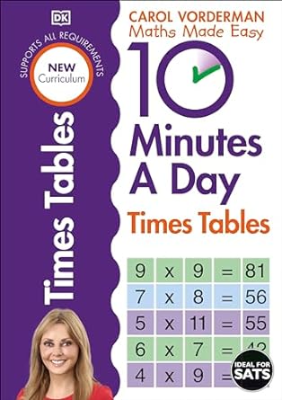 Maths made easy -10 minutes a day times tables