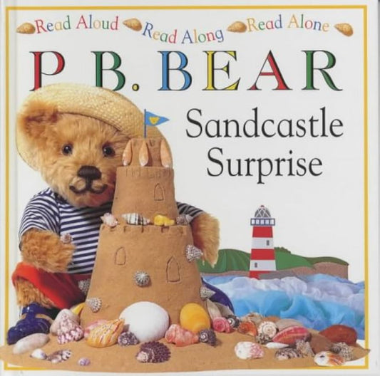 P B. Bear sandcastle surprise
