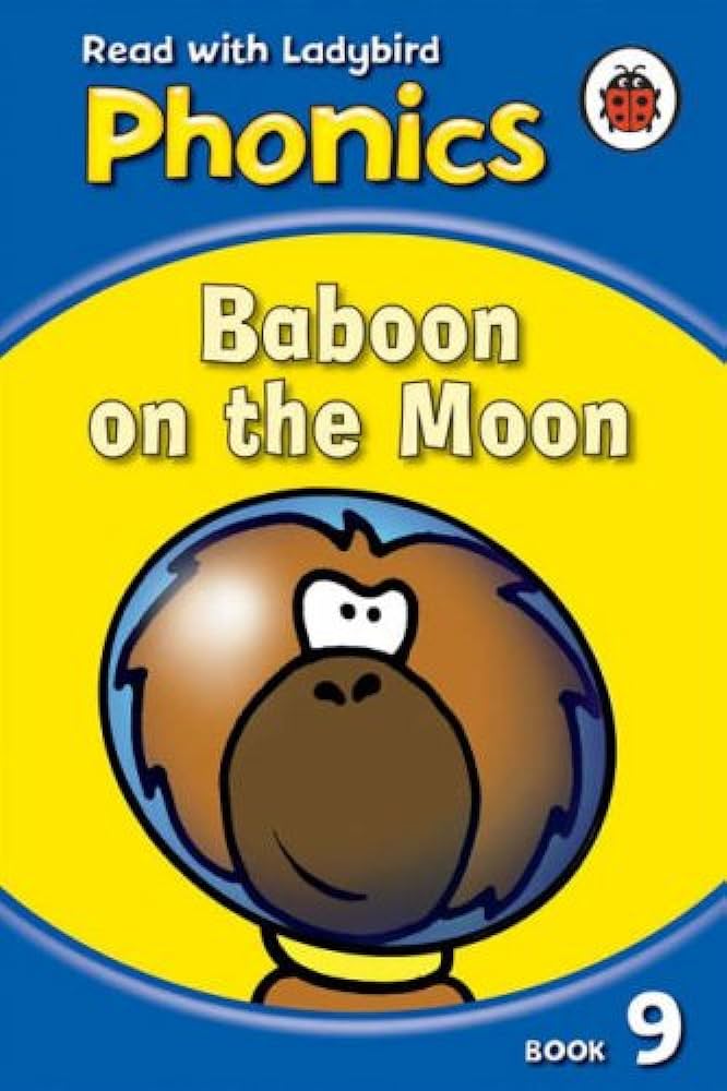 Ladybird reading- Phonics-  baboon on the moon