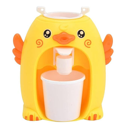 Fresh water-Duck Water Dispenser with Multicolor Clay Art