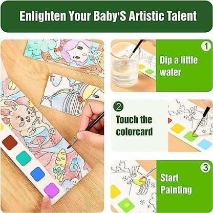 Water colour painting -delicious dessert food