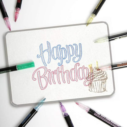 Out Line Pen- 12 Colors