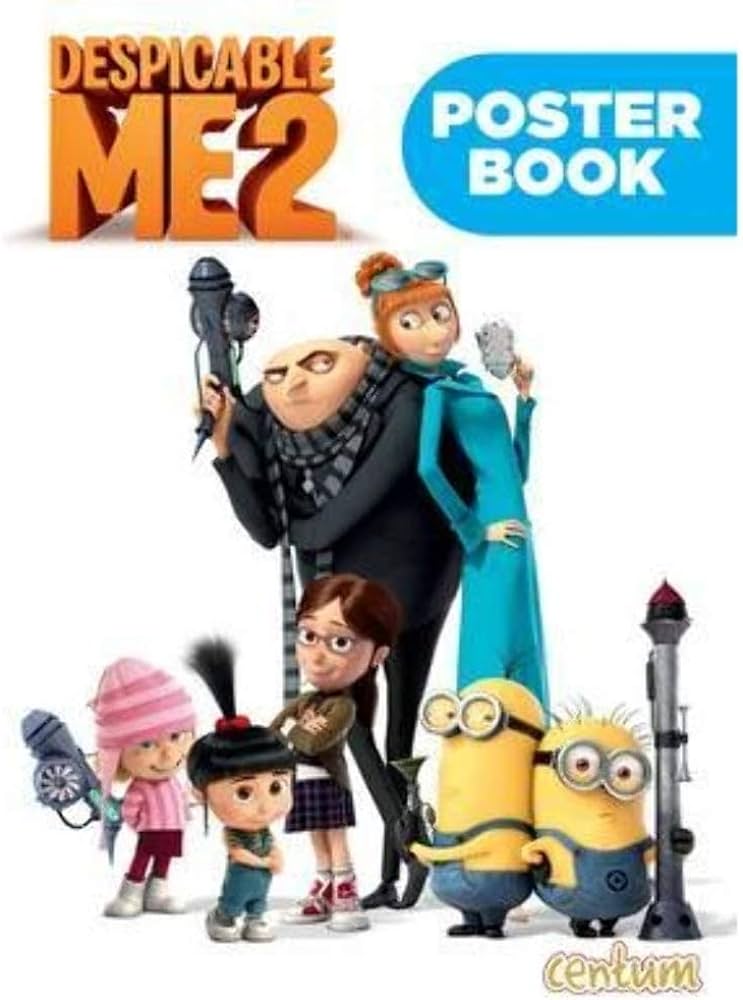 Despicable ME2 Poster Book Thecuriousbrains despicable-me2-poster-book-thecuriousbrains