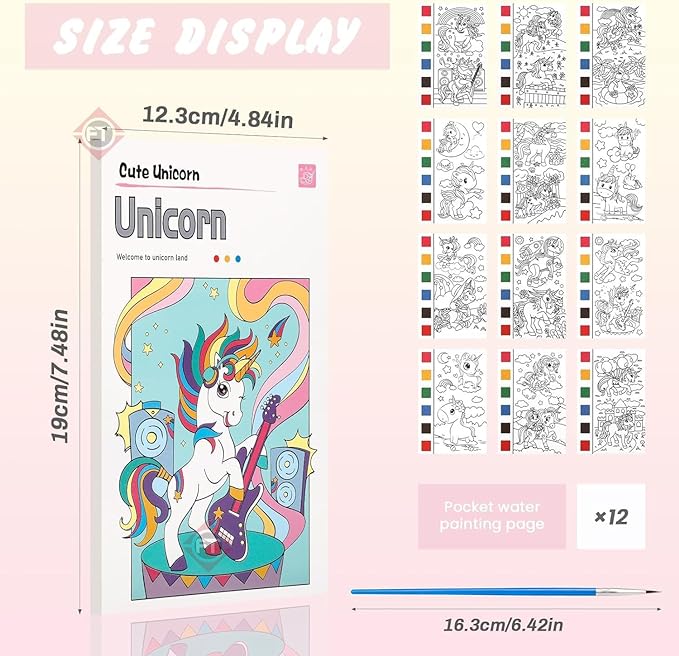 Water colour painting - CuTe Unicorn