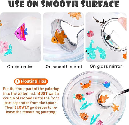8 Colors Doodle Water Floating Pen