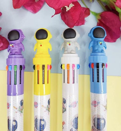 Space Trip- 10 multicolor pen- Pack of 1 Pen