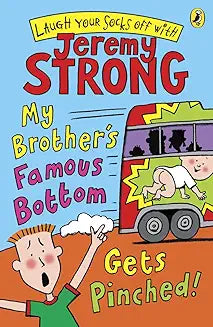 jeremy strong My brother's famous bottom gets pinched!