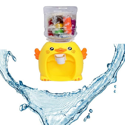 Fresh water-Duck Water Dispenser with Multicolor Clay Art