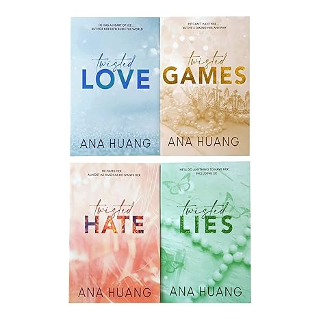 4 Books Twisted Series by Ana- Twisted Love + Twisted Game + Twisted Hate + Twisted Lies