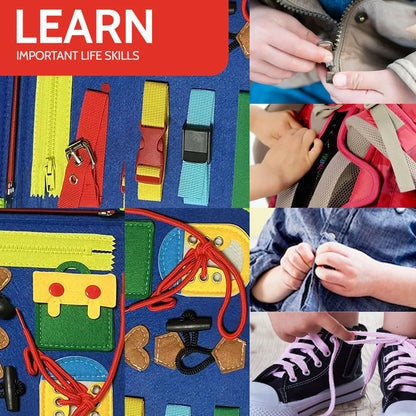 Felt Busy Activity Board - Montessori Learning Fun!- Space