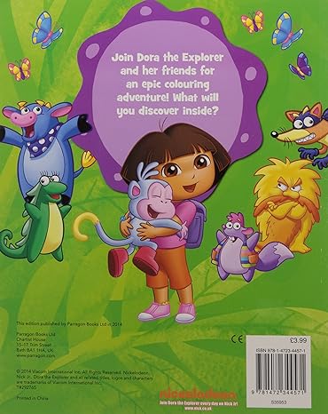 Nickelodeon Dora the Explorer Mega Colouring